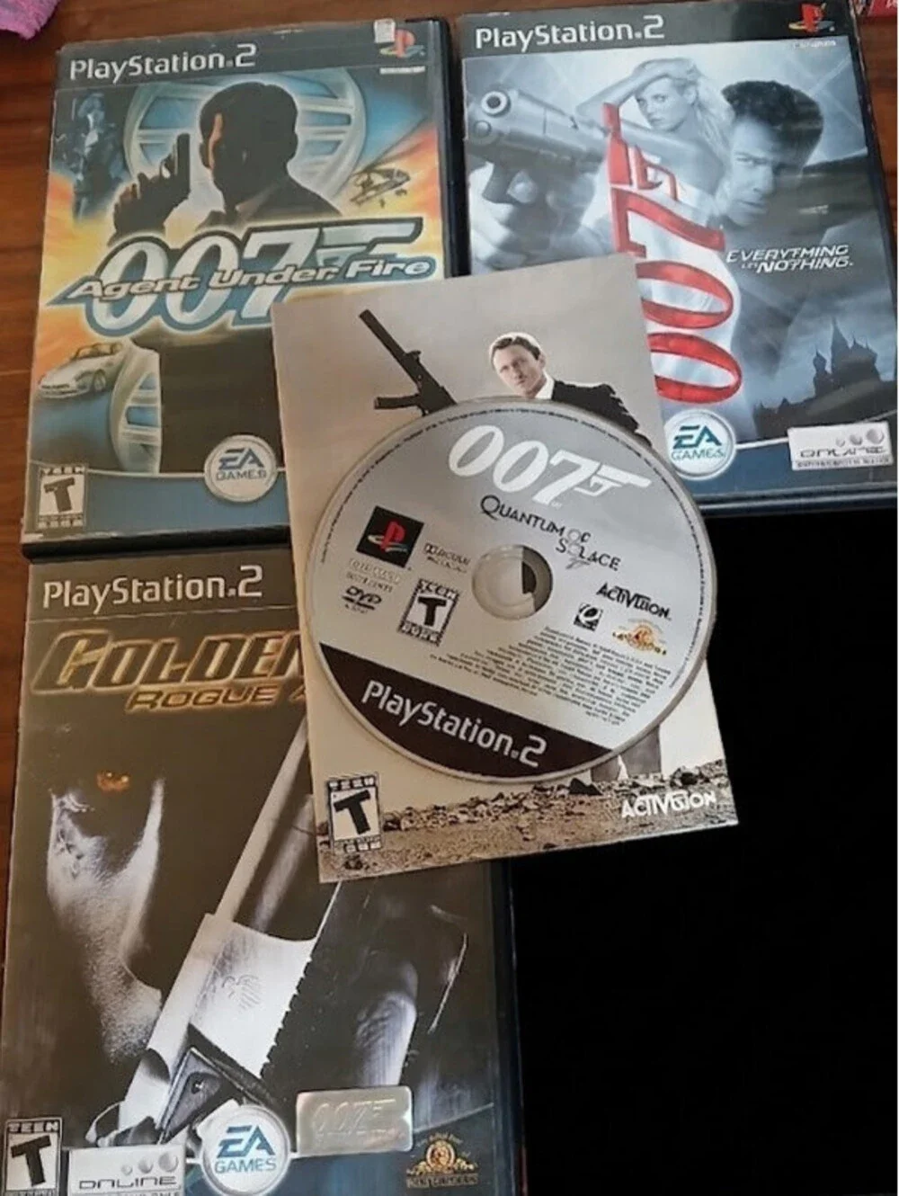 007 Quantum of Solace, Everything Or Nothing, Agent Under Fire & Rogue Agent